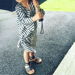 Neve / Hawk stripe midi maxi dress 3T